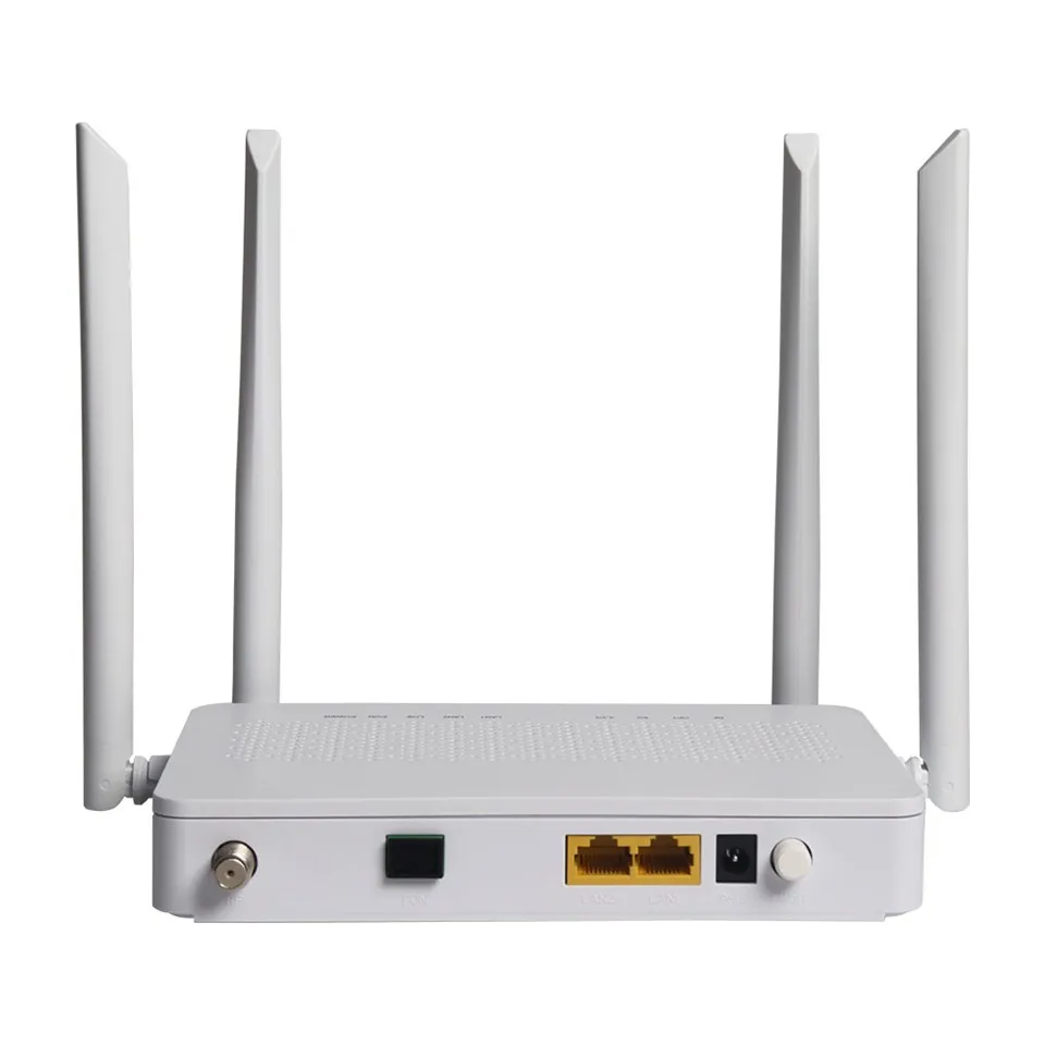 Dual Band Gpon Ont 2 Ports Catv Wifi5 ফ্যাক্টরি একদম নতুন